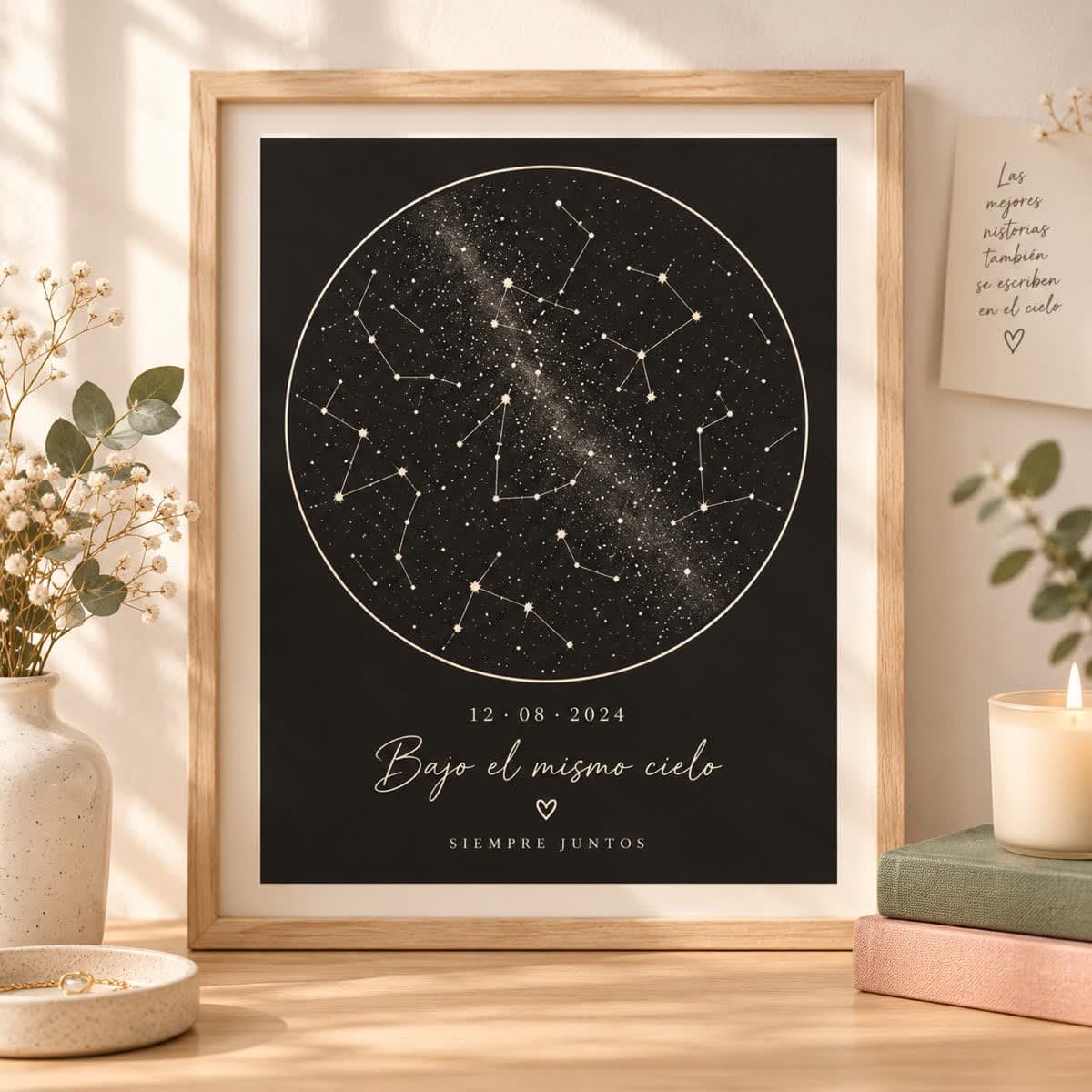 Mapa de estrellas personalizado