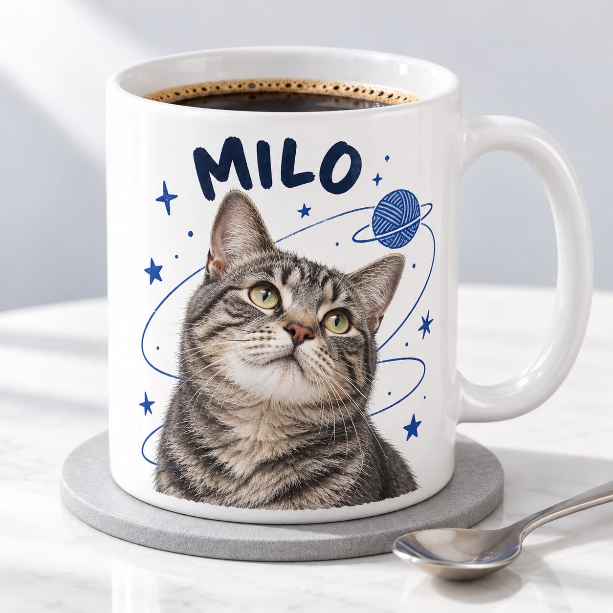 Pet portrait mug
