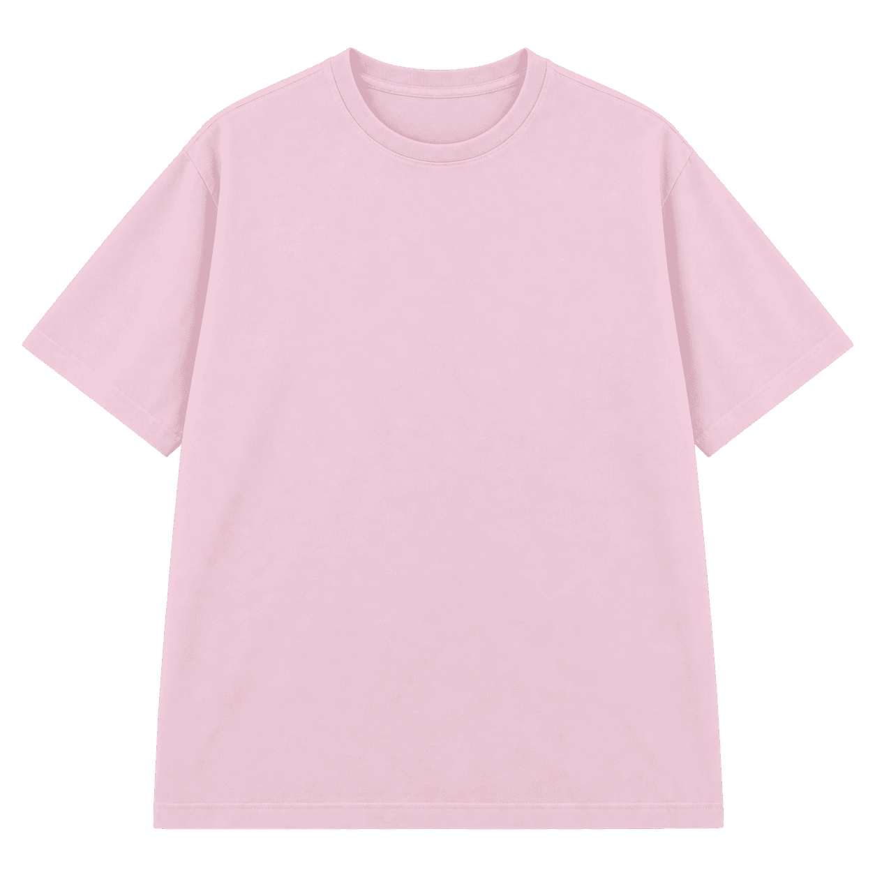 Camiseta Algodón rosa, vista frontal